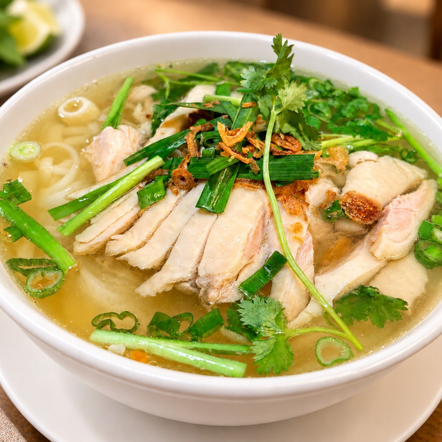 Chicken Noodle Soup – Hủ Tiếu Gà.