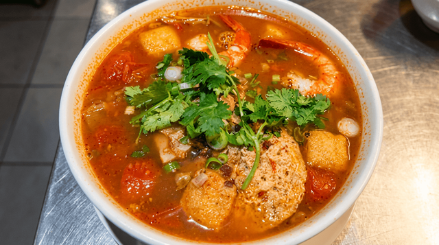 Crab & Tomato Noodle Soup – Bún Riêu.