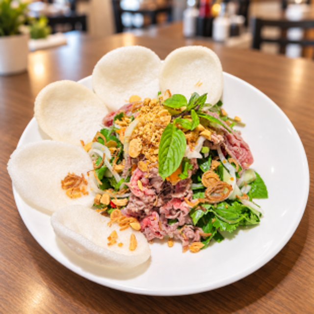 Lime-Cured Beef Salad – Bò Tái Chanh.