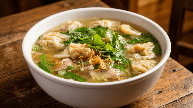 Wonton Noodle Soup – Mì Hoành Thánh.